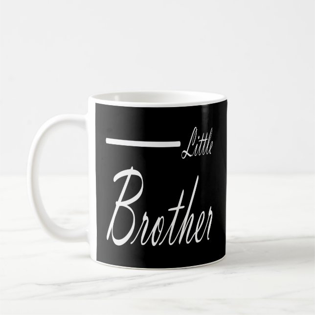 Kleiner Bruder-lustige Bruder-Zitate Kaffeetasse (Links)