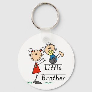 Kleiner Bruder mit große Schwester-T-Shirts Schlüsselanhänger