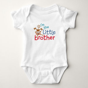 kleiner Bruder Monkey Baby Strampler