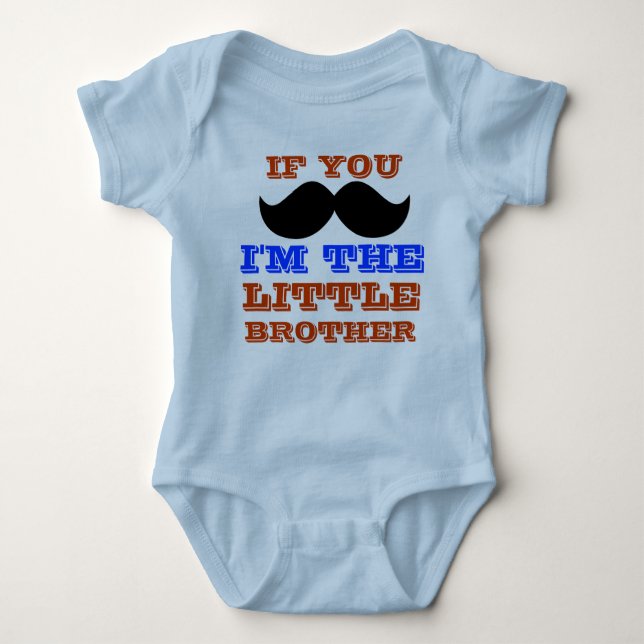 Kleiner Bruder Onsie Baby Strampler (Vorderseite)