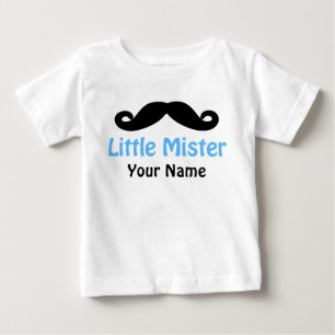 Kleiner Bruder-Schnurrbart-personalisierter T - Baby T-shirt