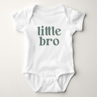 Kleiner-Brüder-T-Shirt Baby Strampler