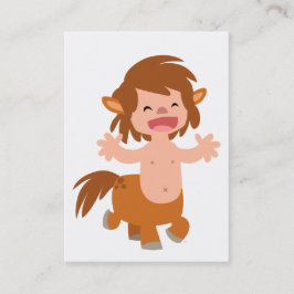 Kleiner Cartoon Centaur ACEO/Visitenkarte Visitenkarte