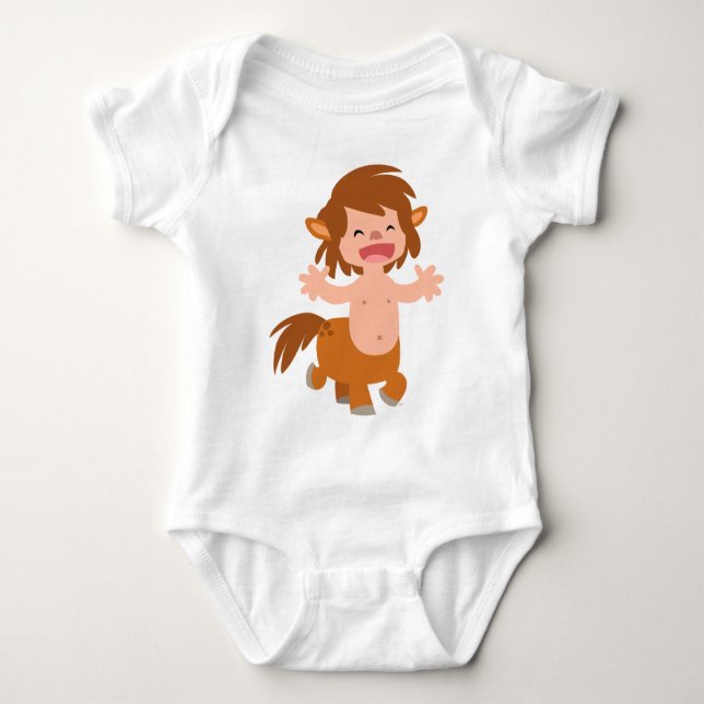 Kleiner Cartoon Centaur Baby Apparel Strampler (Vorderseite)