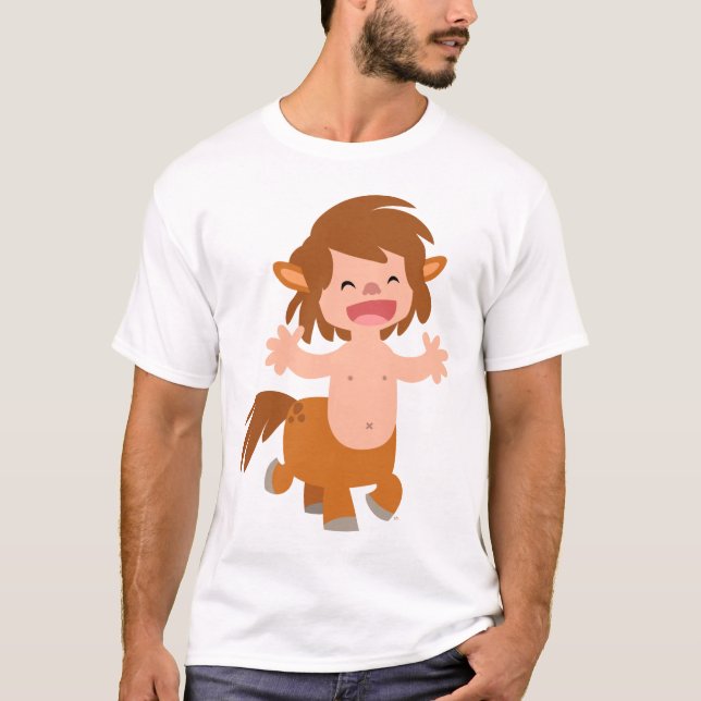 Kleiner Cartoon Centaur Children T - Shirt (Vorderseite)