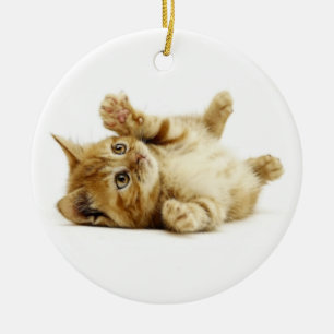KLEINER CAT KERAMIK ORNAMENT