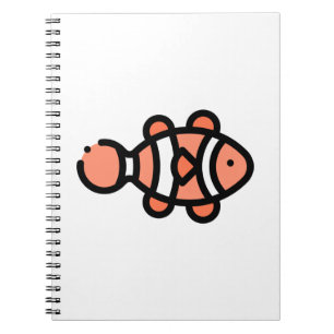 Kleiner Clownfisch Notizblock