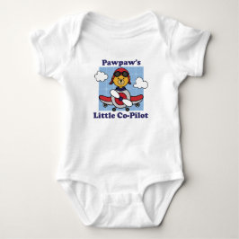 Kleiner Co-Pilot von Pawpaw - Niedliches Flugzeug Baby Strampler