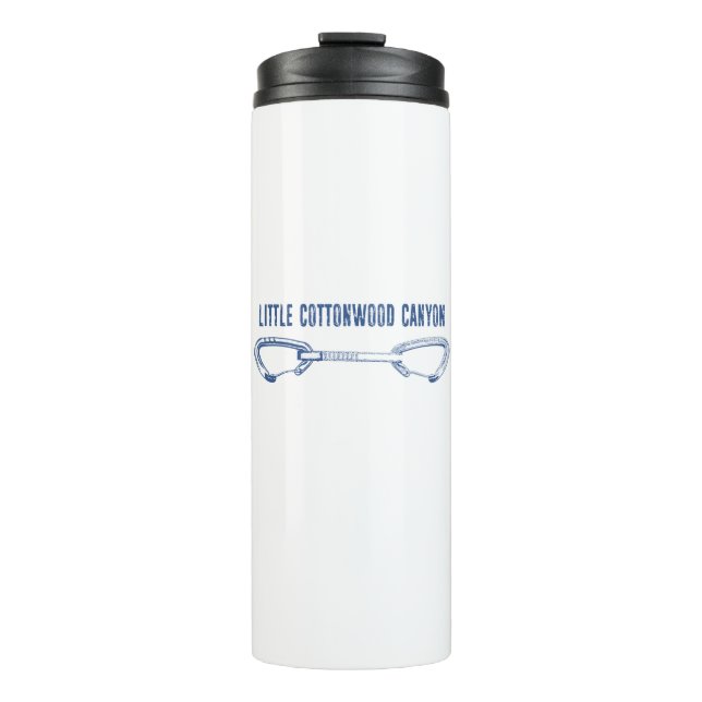 Kleiner Cottonwood Canyon Klettersteig Schnappschu Thermosbecher (Vorderseite)