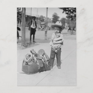Kleiner Cowboy, 1923 Postkarte