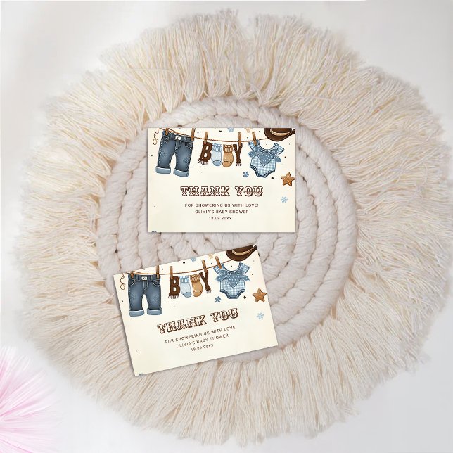 Kleiner Cowboy Dankeskarte (Von Creator hochgeladen)