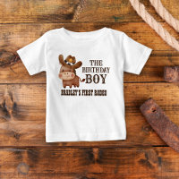 Kleiner Cowboy erster Rodeo personalisierter Name