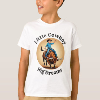 Kleiner Cowboy, große Träume Bull Rider T-Shirt
