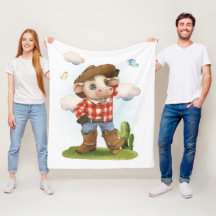 Kleiner Cowboy Niedlicher Stier