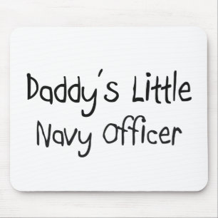 Kleiner die Marine-Offizier des Vatis Mousepad