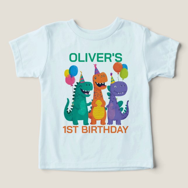 Kleiner Dino 1. Geburtstag (Design Vorderseite)