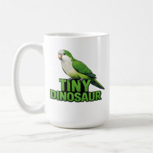 Kleiner Dinosaurier Quaker Papagei Kaffeetasse