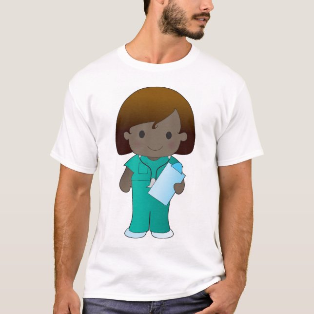 Kleiner Doktor Girl T-Shirt (Vorderseite)