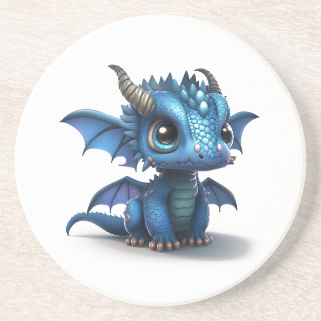 Kleiner Drache Getränkeuntersetzer (Vorne)