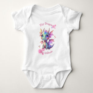 Kleiner Drache, große Attitüde – Süßer Kawaii-Drac Baby Strampler