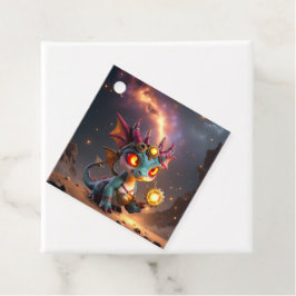 Kleiner Drache, große Energie – Die Ember Clocklin Geschenkanhänger