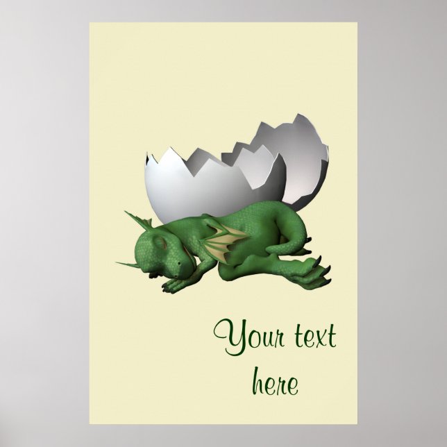 Kleiner Drache Poster (Vorne)