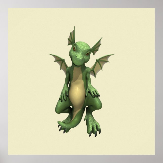 Kleiner Drache Poster (Vorne)
