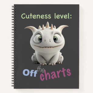 Kleiner Drachenstand Niedlich Adorable Funny Notizbuch