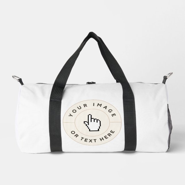 Kleiner Duffel-Beutel - Benutzerdefiniert Bild/Tex Duffle Bag (Vorderseite)