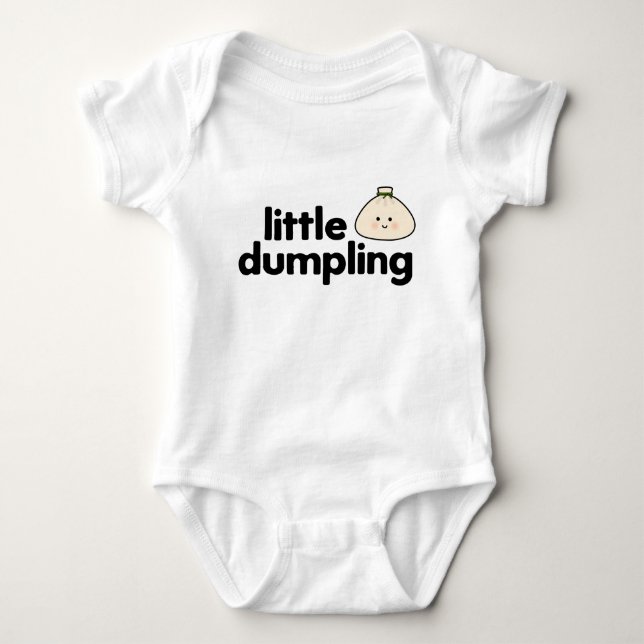 Kleiner Dumpling, ein Stück Baby Strampler (Vorderseite)