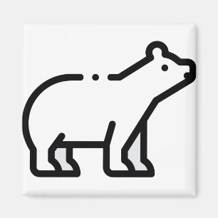 Kleiner Eisbär Magnet