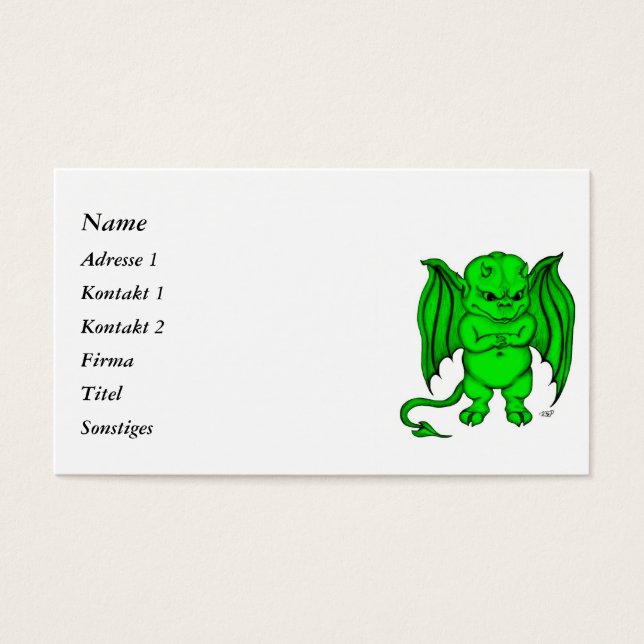 Kleiner ekliger Teufel (Vorderseite)