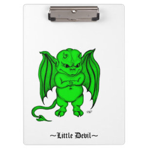 Kleiner ekliger Teufel Klemmbrett