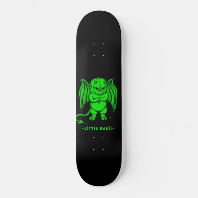 Kleiner ekliger Teufel Skateboard (Vorderseite)