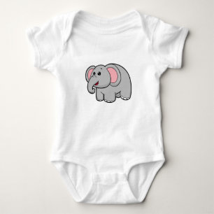 Kleiner Elefant Baby Strampler