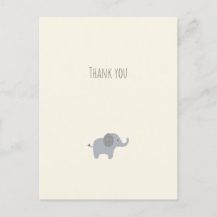 Kleiner Elefant Dankeschön Karte