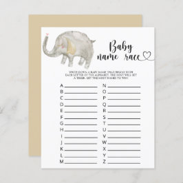 Kleiner Elefant - Kindernamensspiel