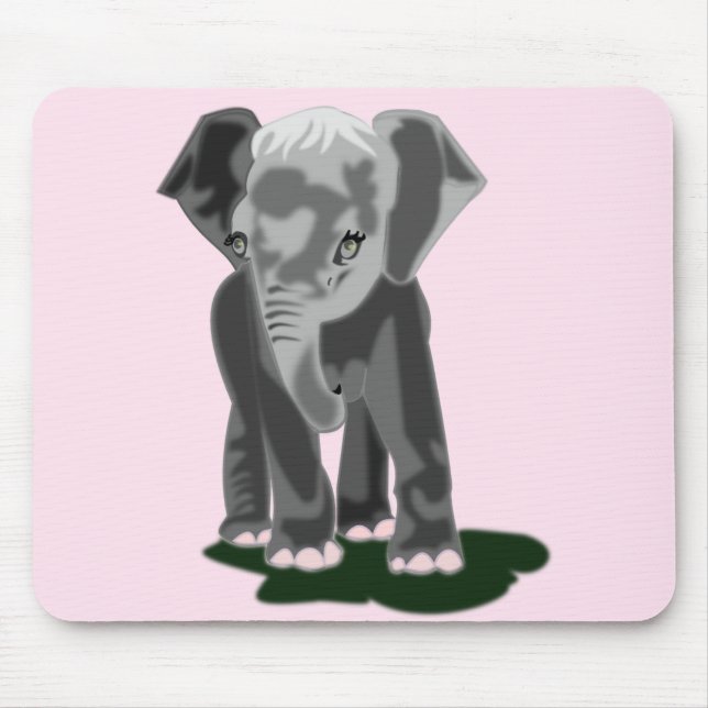 Kleiner Elefant Mousepad (Vorne)