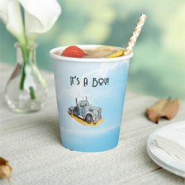 Kleiner Fahrer Pappbecher