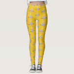 Kleiner Faulpelz Leggings<br><div class="desc">Nur um lustiges Faultier-Design herumhängen. Ideal für Ihren immer verspäteten oder abends entspannten Freund,  Kind oder Verwandten. Teil einer Sammlung. Die Hintergrundfarbe kann geändert werden.</div>