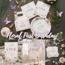 Kleiner Feen-Blumengarten Erster Geburtstag