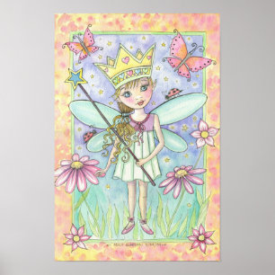 Kleiner Feenprinzessin Poster von Molly Harrison