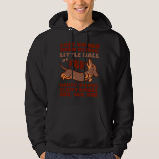 Kleiner Fellknäuel Weiches Warmes Wiener Hund Süße Hoodie