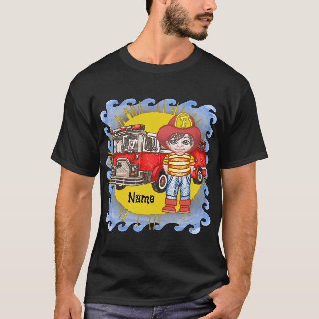 Kleiner Feuerwehrmann-T - Shirt (Vorderseite)