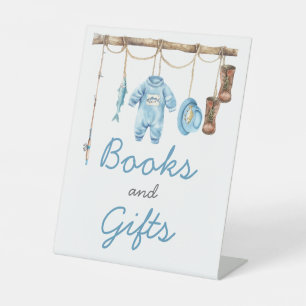 Kleiner Fischer-Baby-Party Bücher und Geschenke Sc Sockelschild
