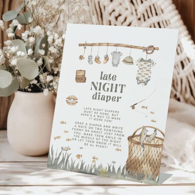 Kleiner Fischer Fischen Spätnachtstaucher Sockelschild (Von Creator hochgeladen)