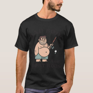 Kleiner Fischer mit Seerosenblättern in der Natur T-Shirt