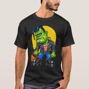 KLEINER FRANKIE mit Kürbiskübel T-Shirt