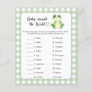 Kleiner Frosch - Baby um die Welt