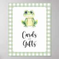 Kleiner Frosch - Karten und Geschenke Babydusche